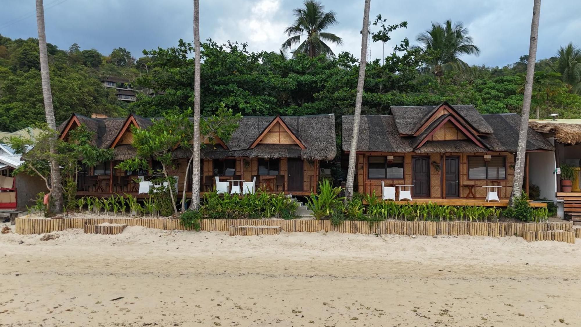 Beach Huts Ел Нидо Екстериор снимка